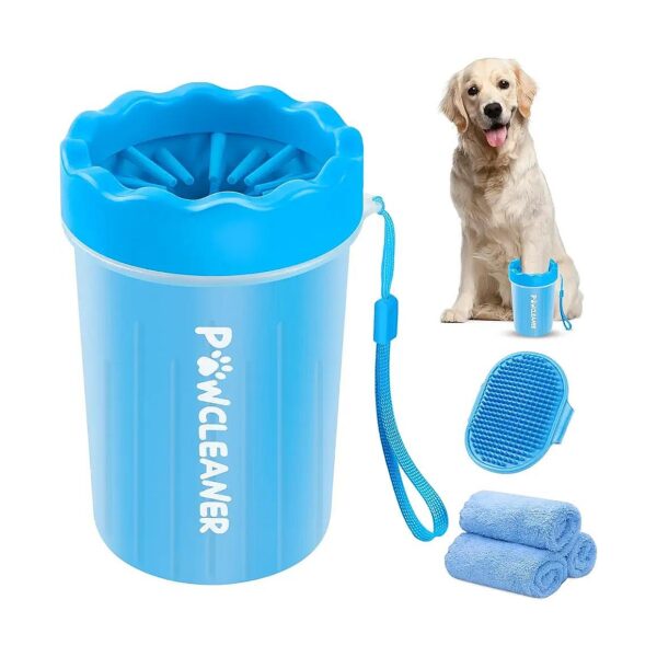 Perfect Dog Paw Cleaner for Small Medium Large Breed Dogs Cats Gentle Silicone Brush