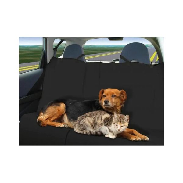 Perfect Gift for Car Owners with a High-Quality Black Rear Seat Cover that Fits Universal