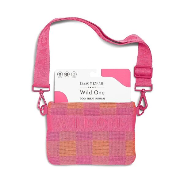 Perfectly Pink Recycled Knit Treat Pouch for Dog Training