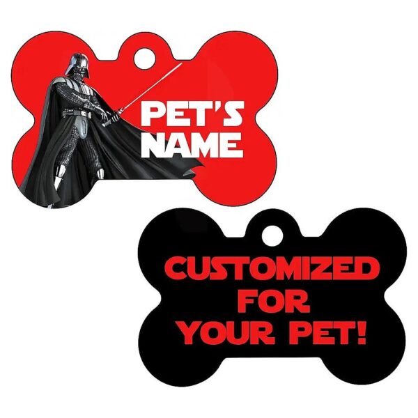 Personalized Identification Tag for Your Pet with Red Finish