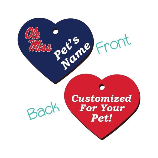 Personalized Ole Miss Pet ID Tag for Dogs and Cats