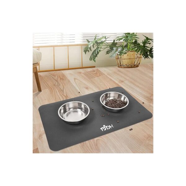 Pet Accessories Supplies - Absorbent Dog Feeding Mat for Food and Water Bowls