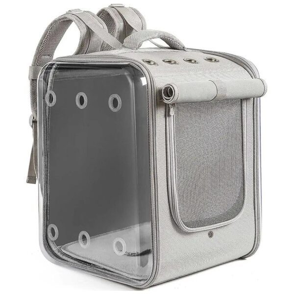 Pet Backpack Carrier for Big Cats and Small to Medium-Sized Dogs with Ventilated Design