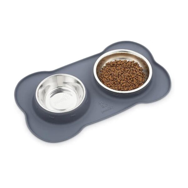 Pet Bowls for Small to Medium Dogs and Cats with Heat-Resistant Stainless Steel