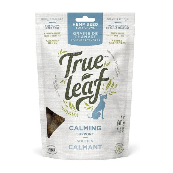 Pet Calming Chews with L-Theanine and Chamomile Extracts