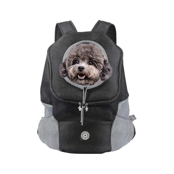 Pet Carrier Backpack for Small Dogs and Cats under 20LB with Breathable Head Out Design