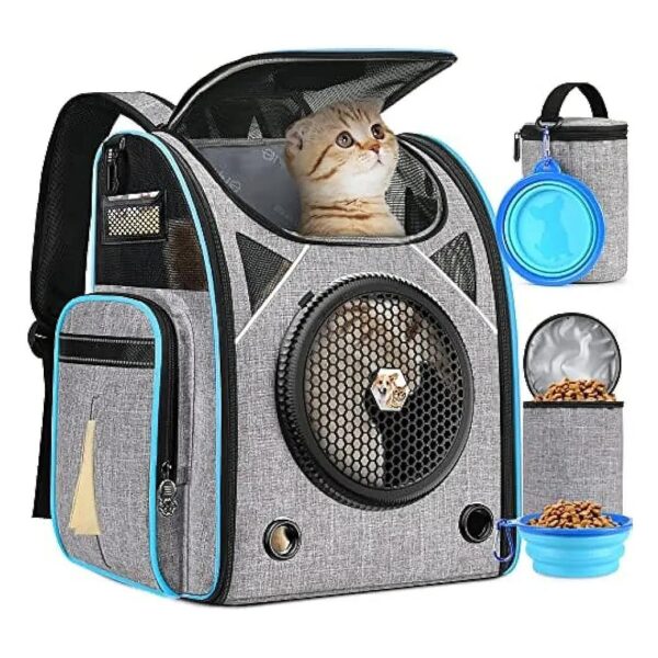 Pet Carrier Backpack for Small Dogs and Cats with Soft Cushion and Ergonomic Design