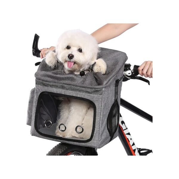 Pet Carriers and Bike Baskets for Small to Medium-Sized Pets with Adjustable Shoulder Bag