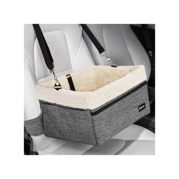 Pet Carseat for Medium Small Size Dogs Cats Up to 20 Lbs Grey