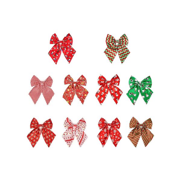 Pet Christmas Bow Ties for Dogs Medium Large Adjustable Neck Size