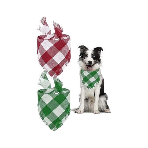 Pet Christmas Costume Accessories Bandanas Scarves for Small Medium Large Dogs and Cats