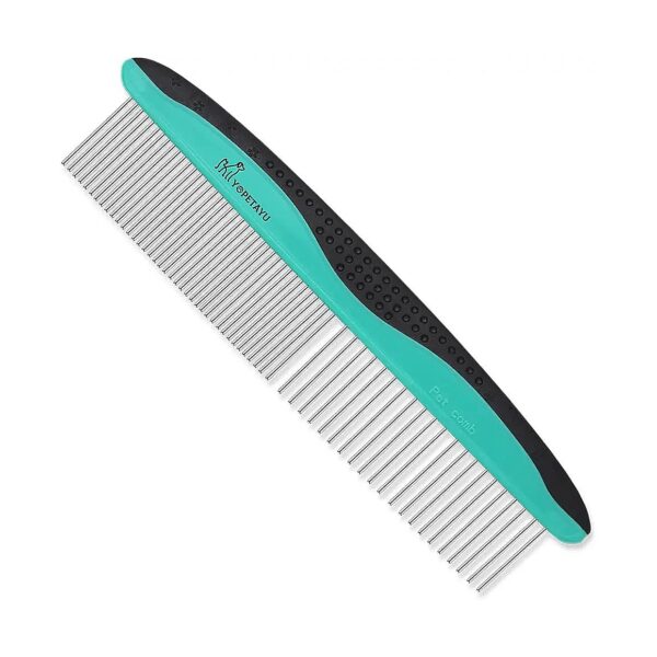 Pet Comb for Long Haired Animals Removes Loose Fur Tangles and Dirt