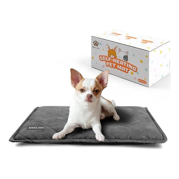 Pet Dog Crate Mat with Soft Polyester Wadding, 24 x 18 Inches, Suitable for All Seasons