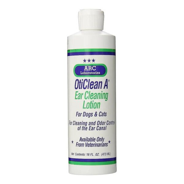 Pet Ear Cleaning Lotion with Drying Properties, 16-Ounce, Antibiotic-Free