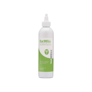 Pet Ear Infection Treatment - Gentle Ear Cleanser with Aloe Vera and Cucumber Melon Scent