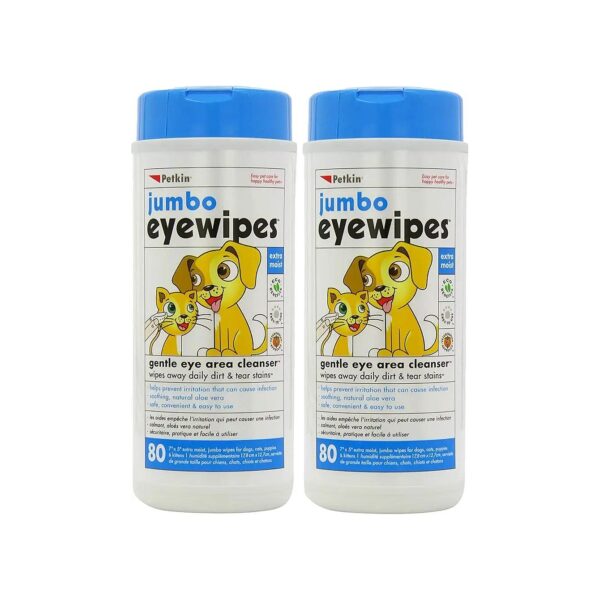 Pet Eye Wipes for Dogs and Cats - Safe, Convenient, and Easy to Use