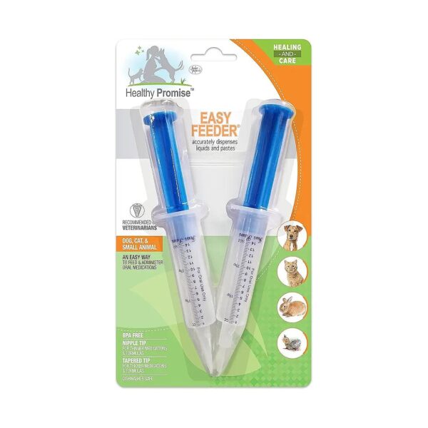 Pet Feeding Syringe Feeder with Dishwasher Safe Design for Easy Cleaning