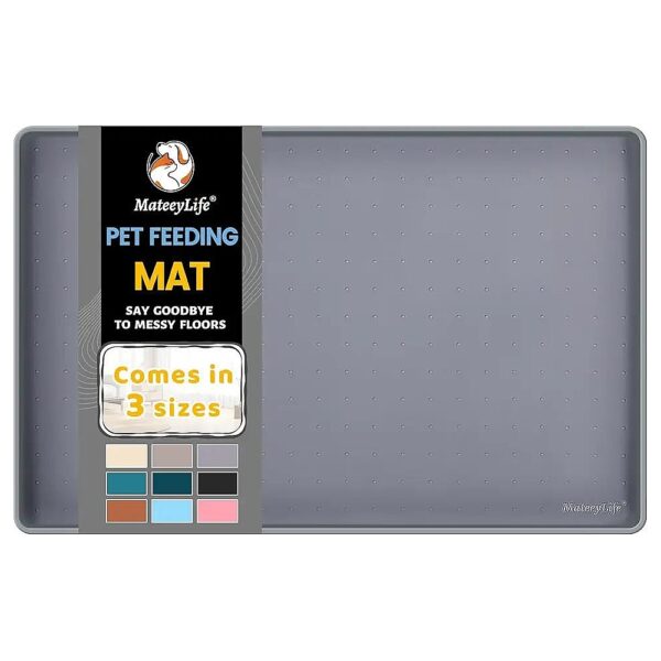 Pet Food Mats for Cats and Dogs Waterproof and Anti-Slip for Floors