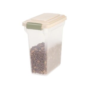 Pet Food Storage Bin Up to 13 Lbs Airtight Container Snap Lock Latch Fresh Safe BPA Free