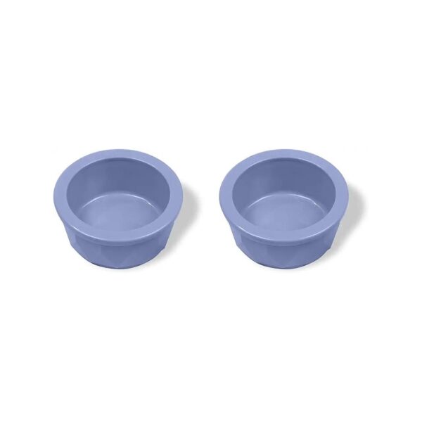 Pet Food and Water Bowls for Cats and Small Dogs, 2 Pack, Heavyweight Design