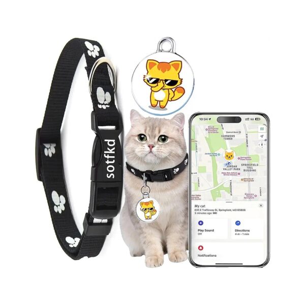 Pet GPS Tracker Collar for Cats and Dogs No Monthly Fee