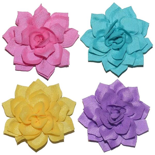 Pet Grooming Accessories - Colorful Flower Collar Attachments for Dogs and Cats