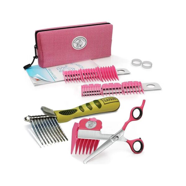 Pet Grooming Comb and Clipping Tool for Right-Handed Pet Owners, Noise-Free and Gentle