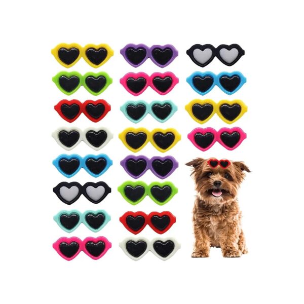 Pet Grooming Hair Accessories with Heart-Shaped Design for Long-Haired Cats and Dogs