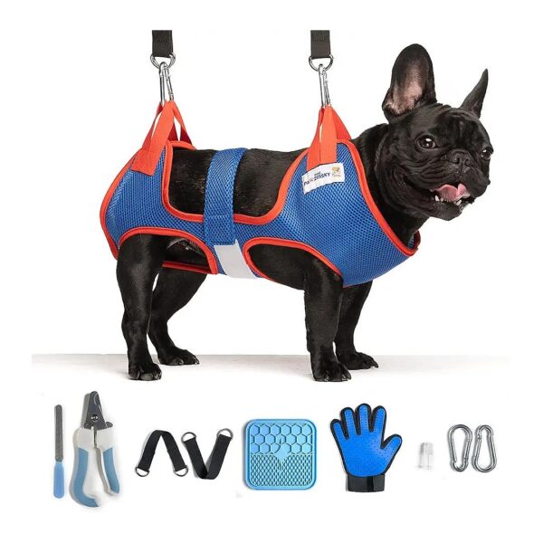 Pet Grooming Hammock For Small Dogs And Cats With Trimmers