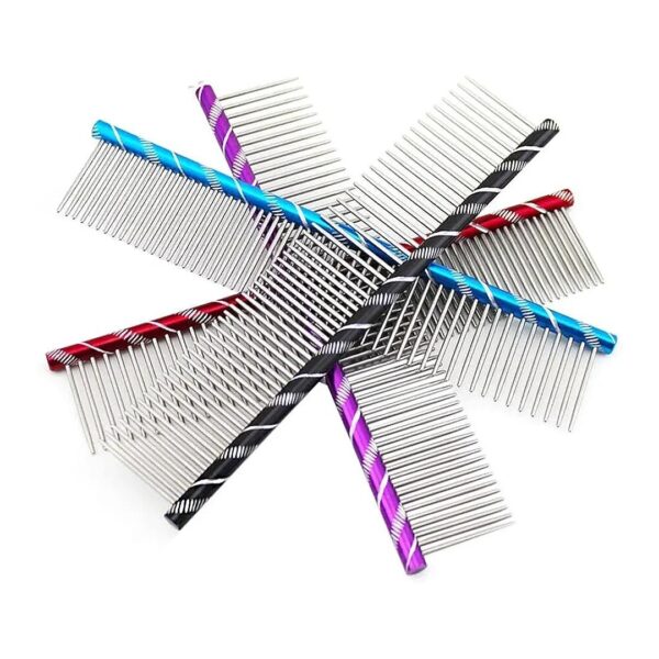 Pet Grooming Rake Comb Tool for Shedding Cat and Dog Hair Fur