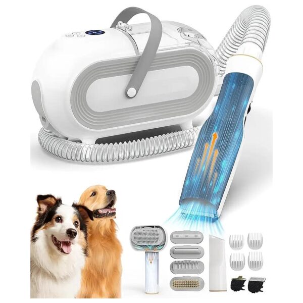 Pet Grooming Vacuum for Large Capacity Dog Hair Removal with Suction 99% Pet Hair