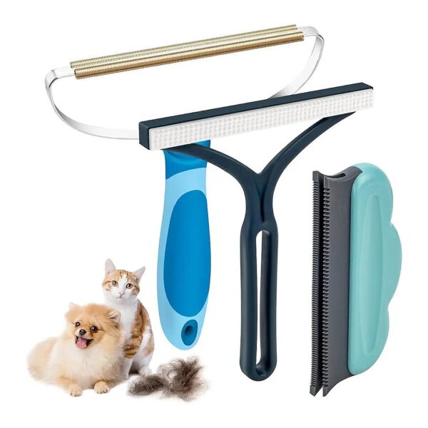 Pet Hair Remover Tool Set for Sofa Carpet Pet Tower and Car Mats