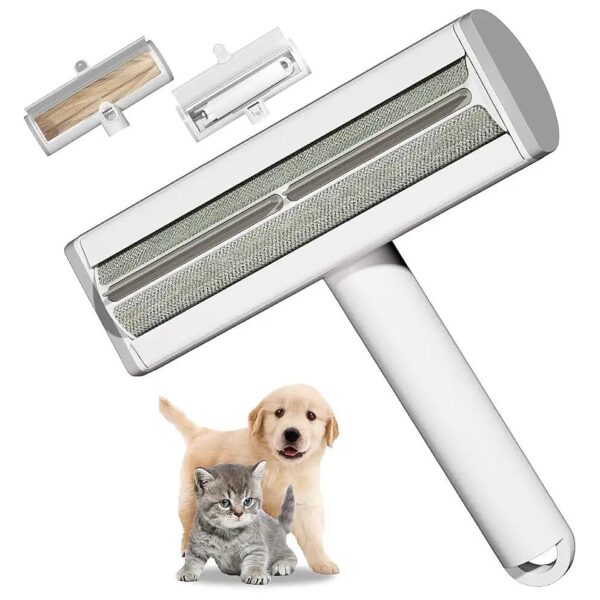 Pet Hair Remover with Washable Lint Roller for Reusable Cleaning