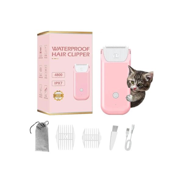 Pet Hair Trimmer with Low Noise Level and Easy Grip for Gentle Grooming of Small Animals