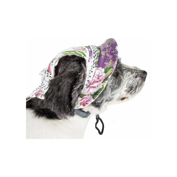 Pet Life Dog Hat with UV Coverage Protection and Ear Holes for Comfortable Wearing