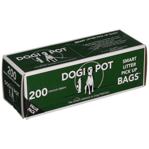 Pet Litter Storage Bags 200 Count Black Plastic Material Storage