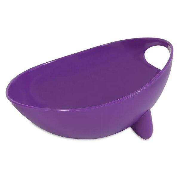 Pet Mate Large Dog Dish with HIBISCUS Color and Non Slip Feet