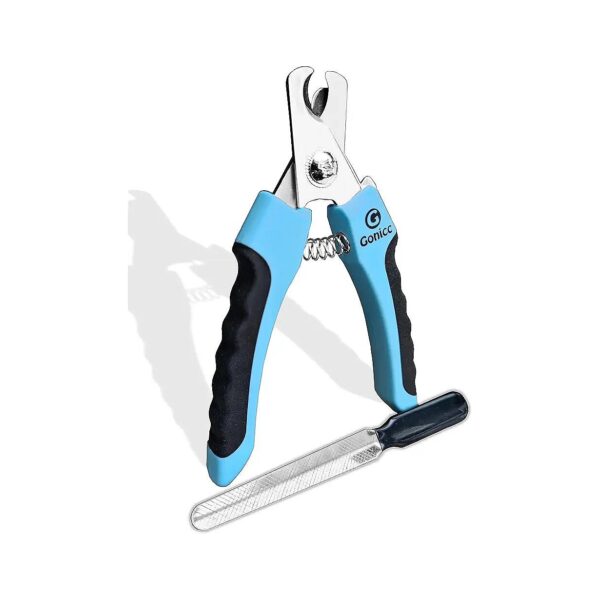 Pet Nail Clippers for Small Breeds with Sharp Blades and Free Nail File for Healthy Nails