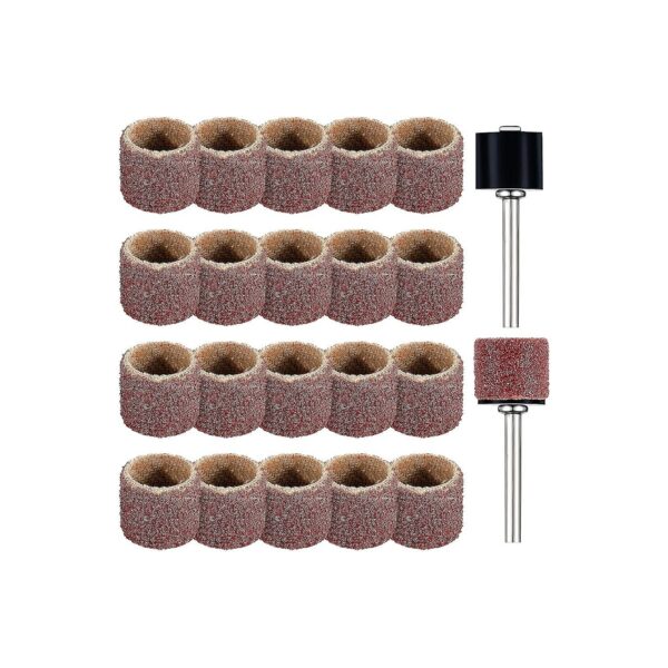 Pet Nail Grinder Replacement Kit with Medium Grit Sanding Bands for Dog Nail Care