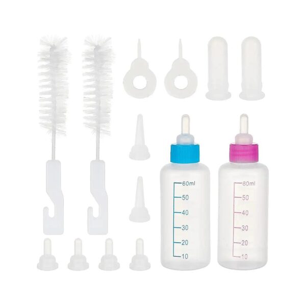 Pet Nursing Bottle Kit for Kittens Puppies Rabbits Squirrels and Small Animals