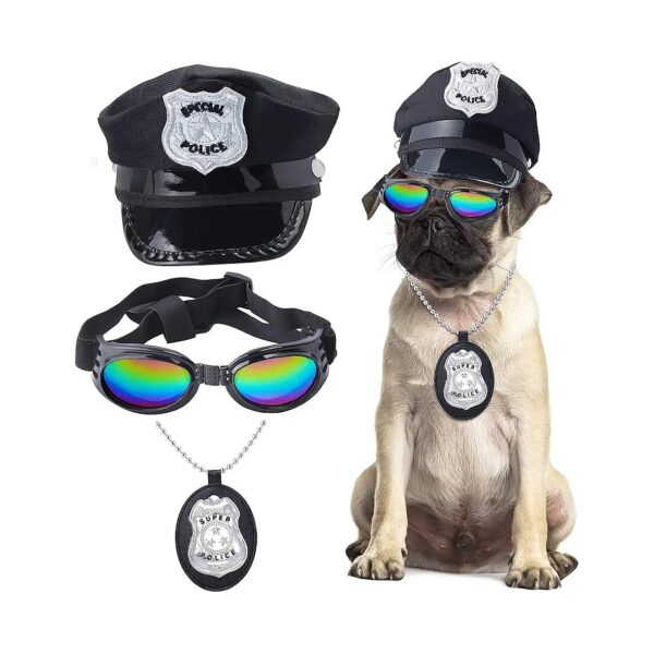 Pet Police Costume Kit for Police Role Play and Halloween