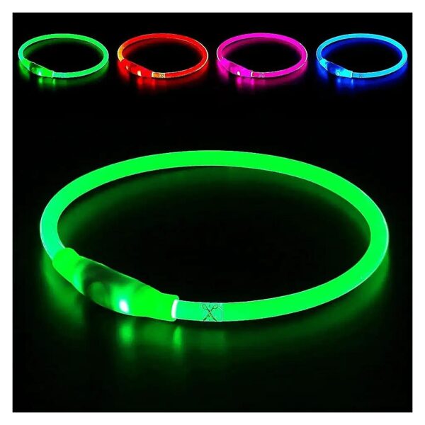 Pet Safety Collar LED FlashlightMakes Your Dog Visible at Night Small Medium Large Dogs