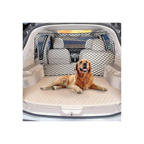 Pet Safety Net Barrier for Cars SUVs Backseat Divider with Easy Install