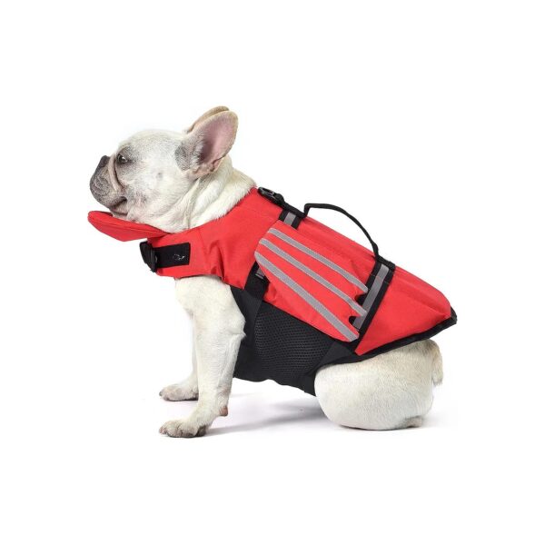 Pet Safety Swim Vest with Adjustable High Visibility Flotation for Swimming and Boating