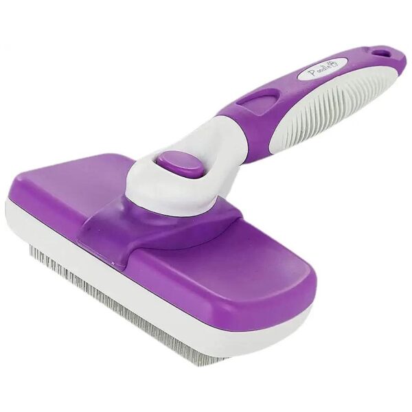 Pet Self Cleaning Slicker Brush for Dogs and Cats with Tangles and Loose Hair