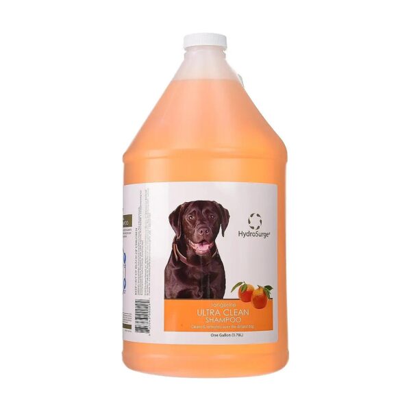 Pet Shampoo for Dogs Cats Gentle Cleaning Tangerine Scent 128 Ounces