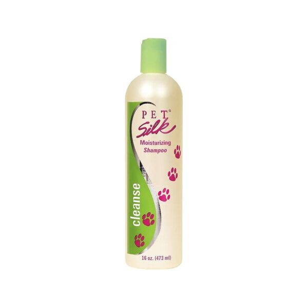 Pet Silk Cleansing and Moisturizing Shampoo for All Skin Types and Breeds