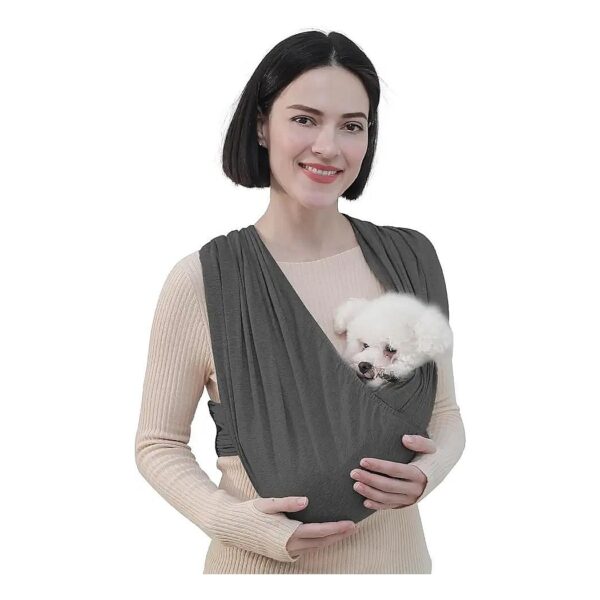 Pet Sling Carrier for Small Dogs with Adjustable Straps and Comfort Wearing