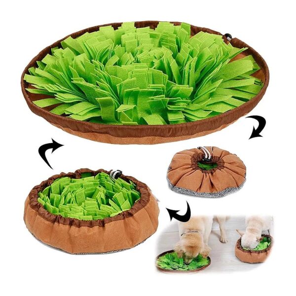 Pet Snuffle Feeding Mat for Encouraging Foraging Skills and Reducing Boredom