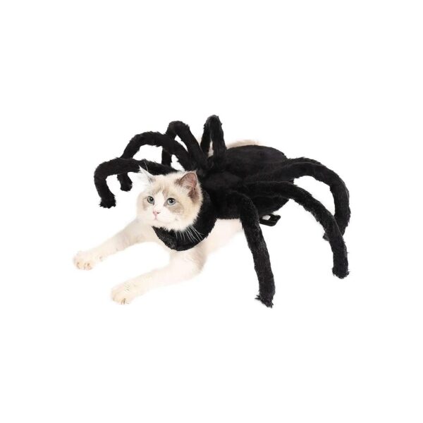 Pet Spider Cosplay Costume with Adjustable Velcro for Dogs Cats Halloween